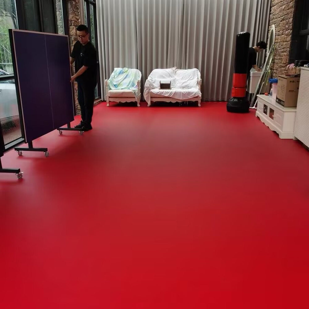 Beable Professional Ping Pong Court PVC Flooring – Size Options & Color Customization