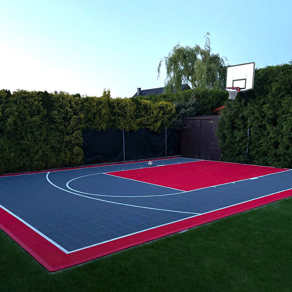 Beable Custom PP Interlocking Basketball Court Flooring – Outdoor Sports Tiles with Court Line Marking