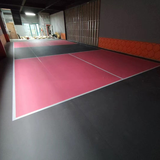 Tapetes profesionales de pickleball para interiores Beable: PVC antideslizante con marcas personalizadas para la cancha