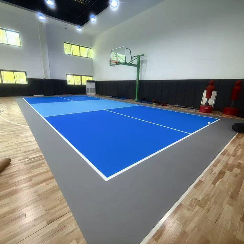 Beable Professional PVC Sports Roll Flooring for Pickleball Courts | Durable Acrylic Coating | OEM/ODM Available