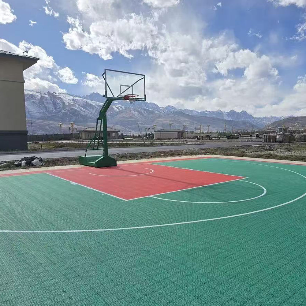 Beable High-Performance Interlocking Basketball Flooring – Perfect for School, Club, and Home Courts