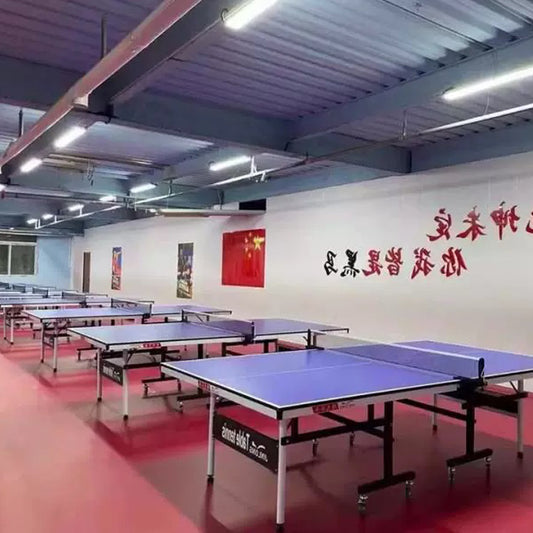 Beable Customizable Table Tennis PVC Sports Flooring – Competition Court Surface with Personalized Logo