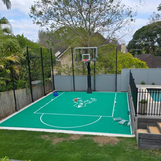 Beable Professional PP Modular Basketball Flooring | Customize Your Court Design | Easy Install & Door-to-Door Delivery