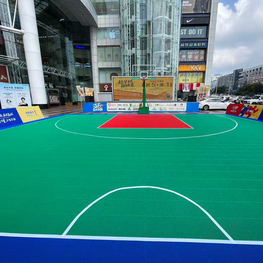 Beable Outdoor Interlocking Basketball Court Tiles | DIY-Friendly, Customizable Surface | Direct from Factory