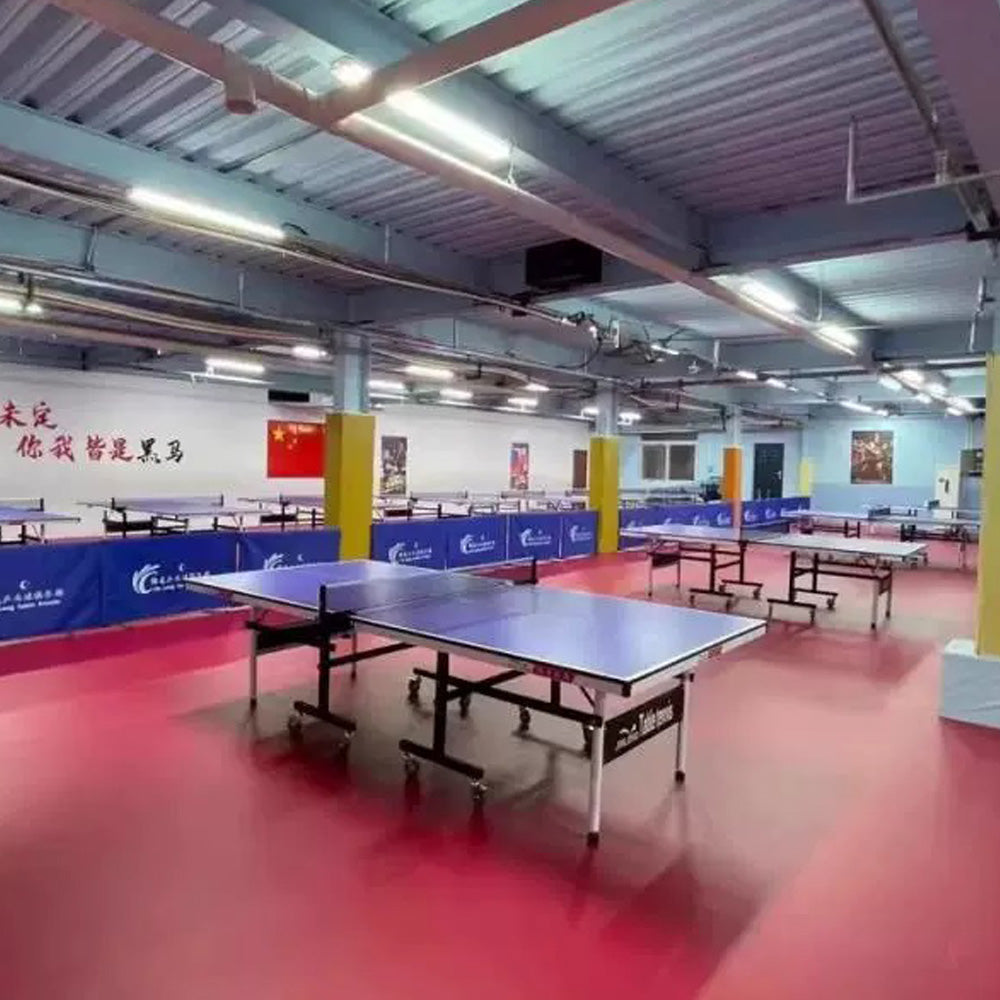 Beable Customizable Table Tennis PVC Sports Flooring – Competition Court Surface with Personalized Logo