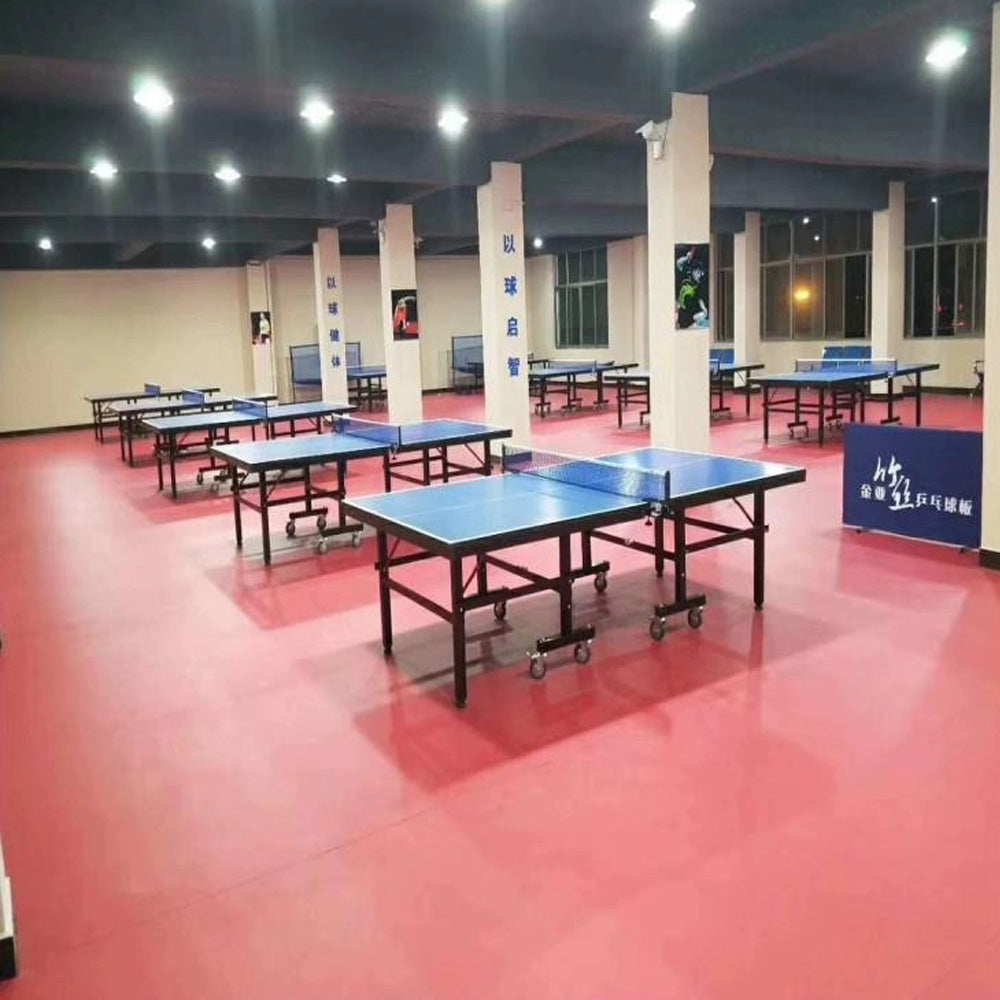 Beable Professional PVC Table Tennis Court Flooring – Competition Surface, Custom Size & Logo, Easy to Install