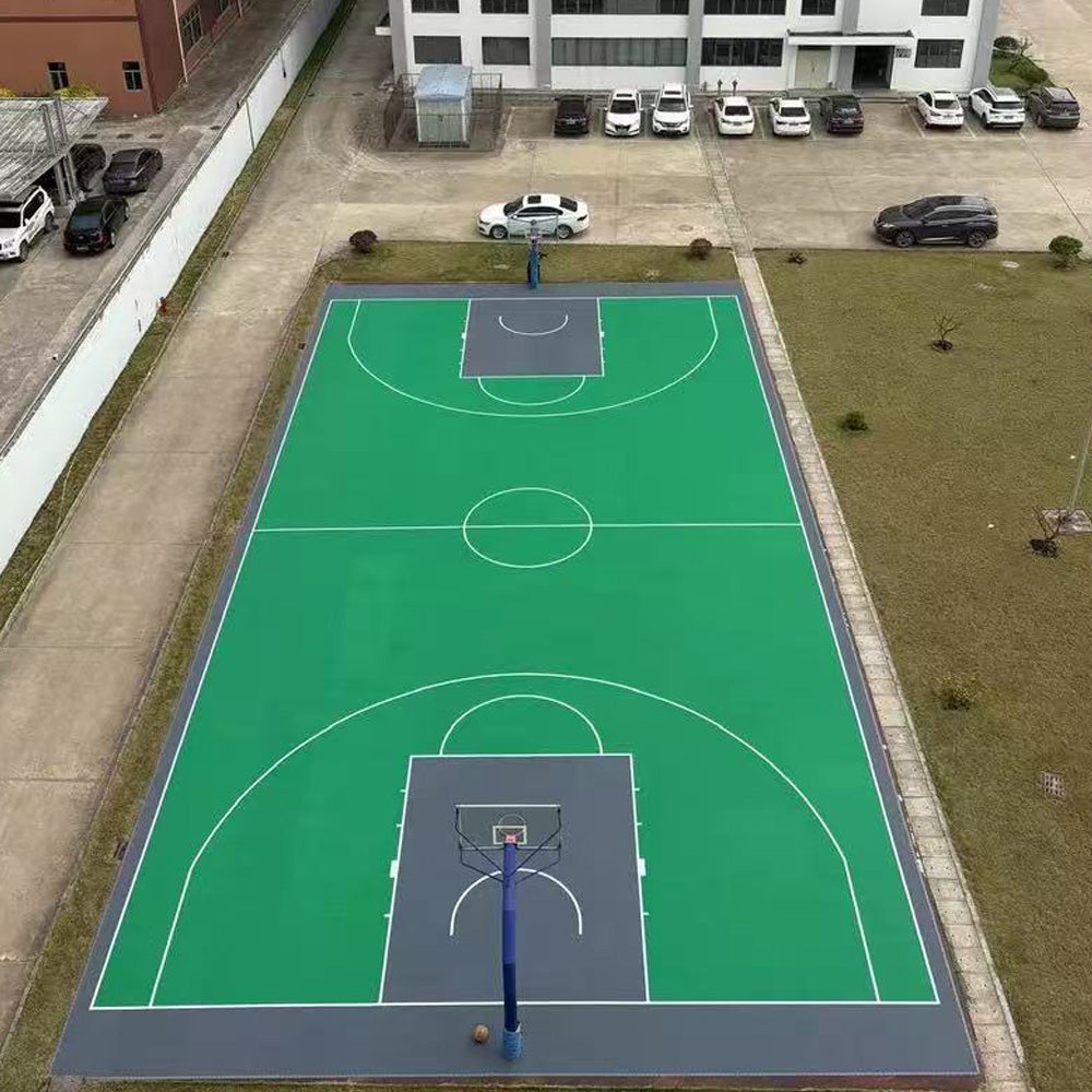 Beable All-Weather PP Interlocking Floor for Outdoor Sports – Basketball Court Modular Tiles with Game Lines