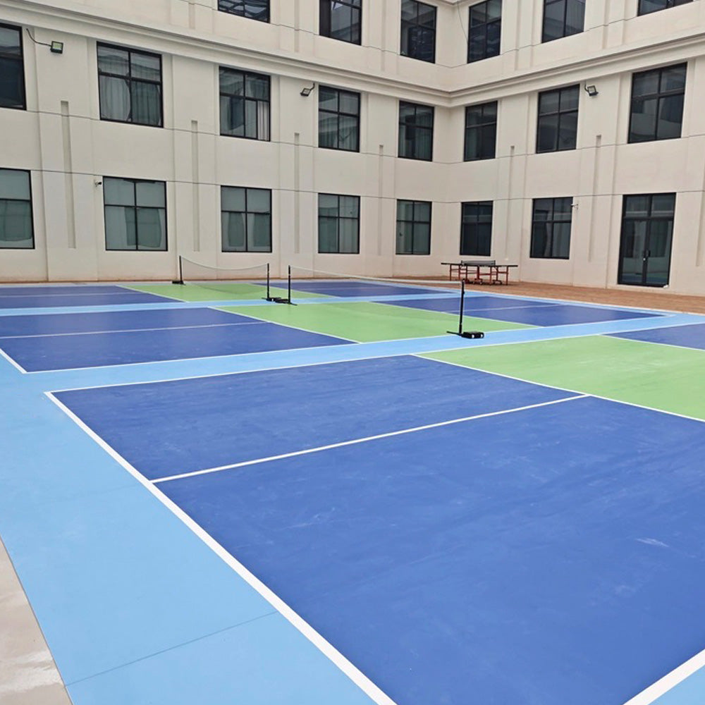 Beable Customizable Pickleball Court Flooring | PVC Roll with Acrylic Finish, Easy to Clean & Install