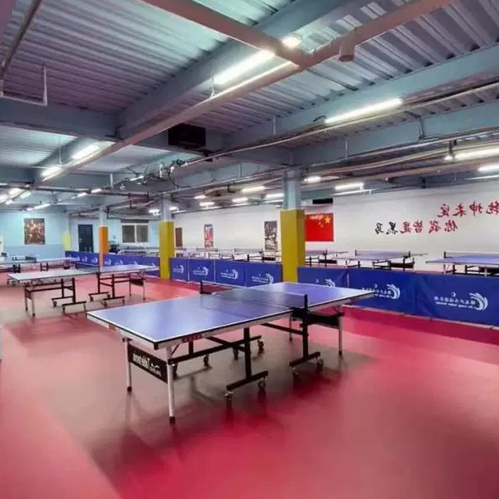 Beable Customizable Table Tennis PVC Sports Flooring – Competition Court Surface with Personalized Logo