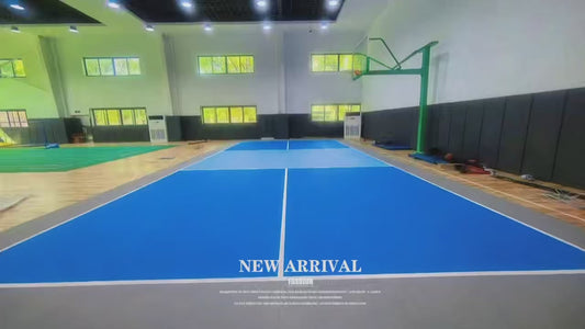 Beable Professional PVC Sports Roll Flooring for Pickleball Courts | Durable Acrylic Coating | OEM/ODM Available