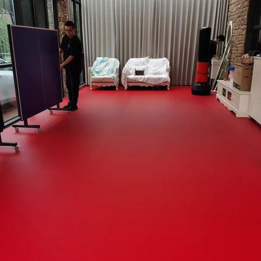 Beable Professional Ping Pong Court PVC Flooring – Size Options & Color Customization