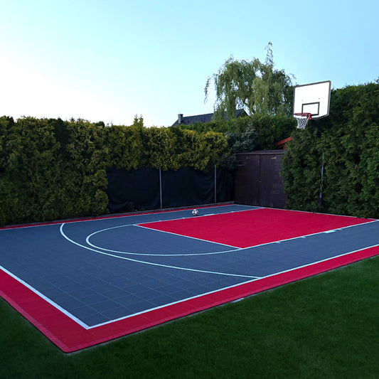 Beable Custom PP Interlocking Basketball Court Flooring – Outdoor Sports Tiles with Court Line Marking