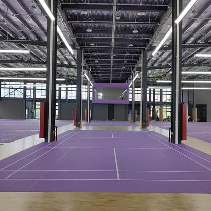 Beable Indoor PVC Badminton Court Flooring | Custom Color & Line Marking | Fast Shipping to Europe & Australia
