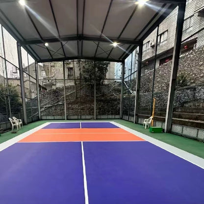 Beable High-Performance Pickleball Court PVC Roll Flooring | Acrylic Coated, Customizable Color & Logo, Easy Setup