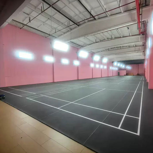 Beable Professional PVC Badminton Flooring for School & Club Use – BWF Standard