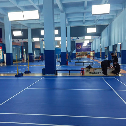 Beable EN Standard PVC Badminton Court Flooring – Indoor Sports Surface with Anti-Slip and Eco-Friendly Material