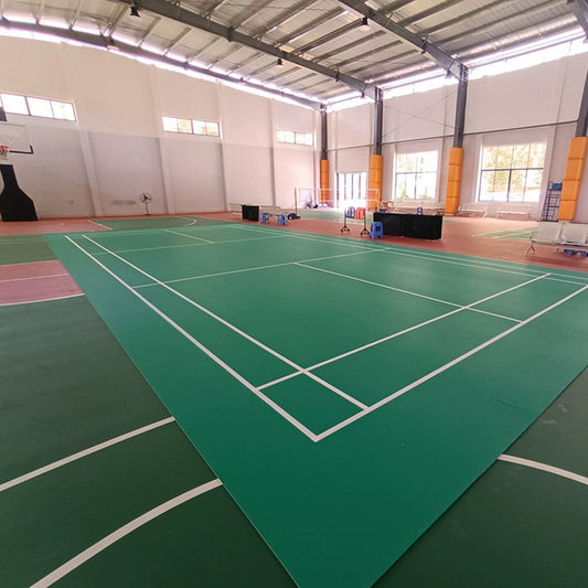 Beable PVC Badminton Court Flooring for Gyms and Sports Centers – Shock Absorption