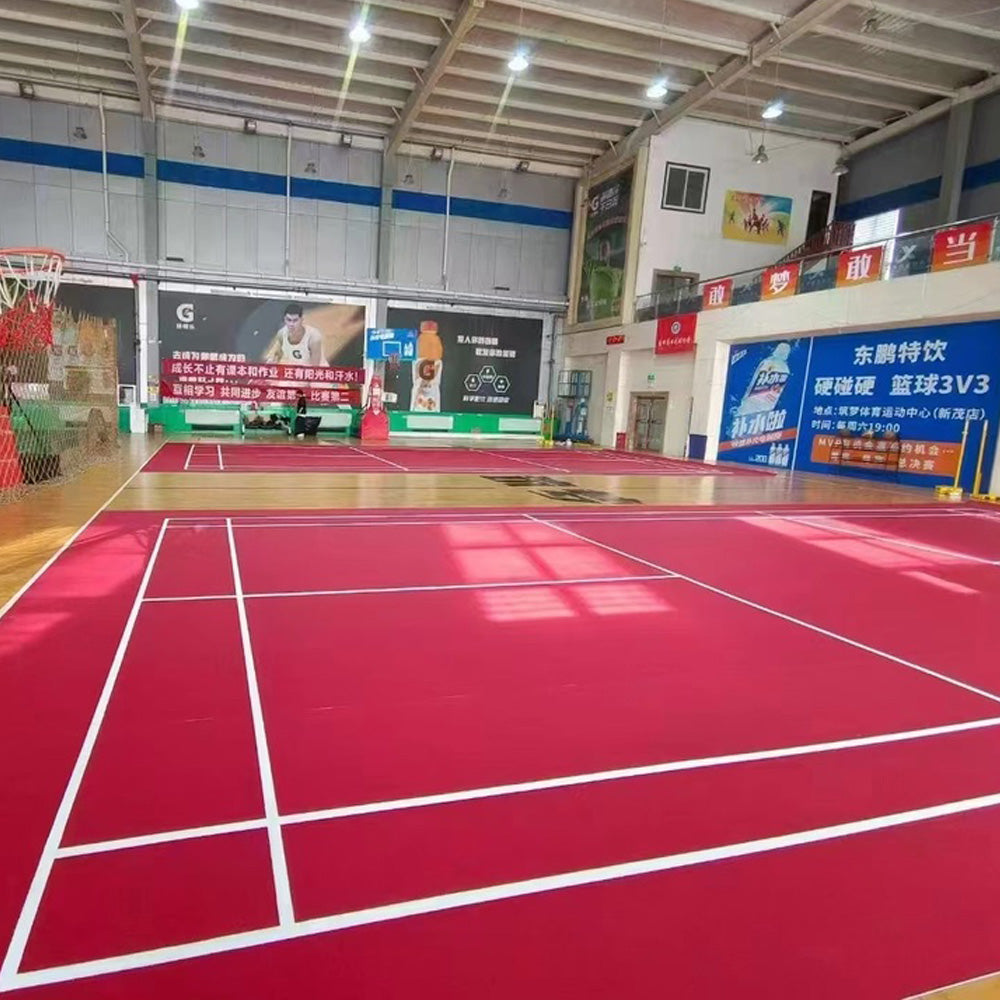 Beable Professional PVC Badminton Court Flooring | Custom Marking + Easy Installation | OEM Available