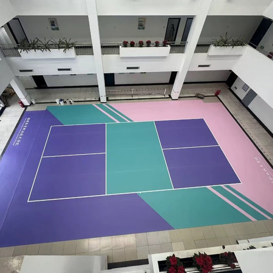 Beable  Pickleball Court PVC Flooring | Small Size Roll Surface | Custom Color & Logo | Easy Installation & Door-to-Door Delivery