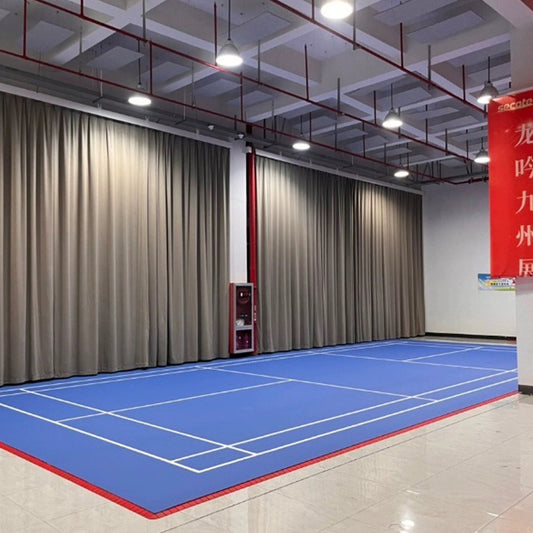 Beable Custom-Made Badminton Flooring | PVC Roll with Court Lines & Logo Printing | Direct Factory Supply