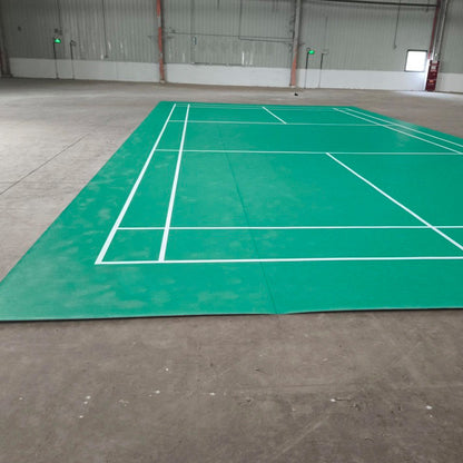 Beable Ready-to-Install PVC Badminton Court Flooring | Custom Logo Printing | Export to Europe & Australia