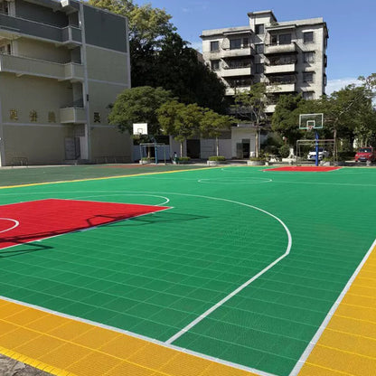 Beable Weatherproof Interlocking Sports Floor for Basketball Court – Custom Lines & Colors