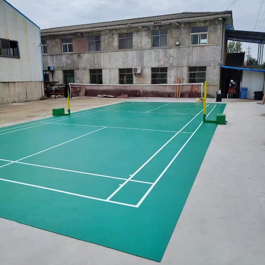 Beable Customizable PVC Badminton Court Flooring – Indoor/Outdoor Use, Anti-Slip, Logo & Color Options, Sample Available