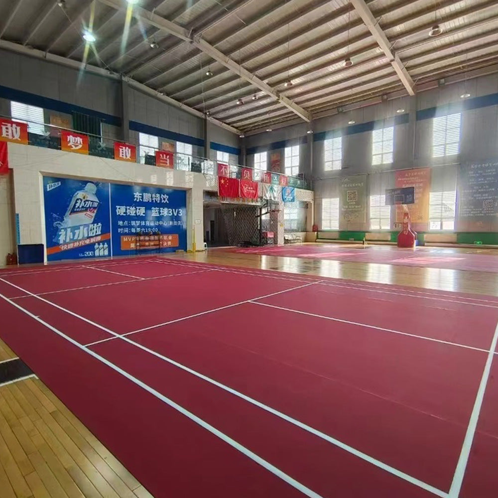 Beable Professional PVC Badminton Court Flooring | Custom Marking + Easy Installation | OEM Available