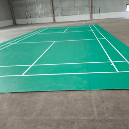 Beable Ready-to-Install PVC Badminton Court Flooring | Custom Logo Printing | Export to Europe & Australia