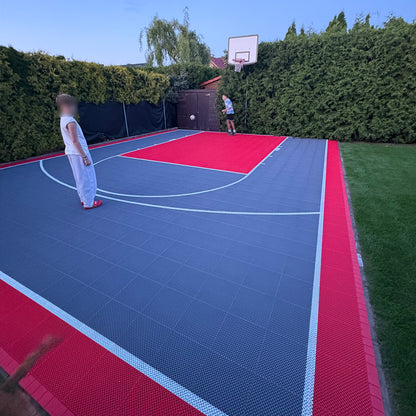 Beable Custom PP Interlocking Basketball Court Flooring – Outdoor Sports Tiles with Court Line Marking