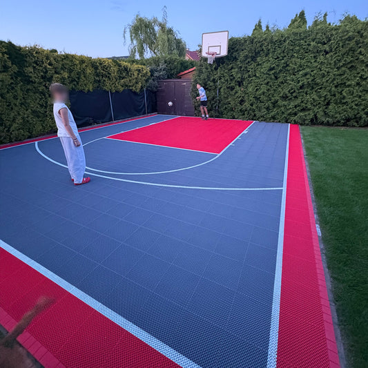 Beable Custom PP Interlocking Basketball Court Flooring – Outdoor Sports Tiles with Court Line Marking