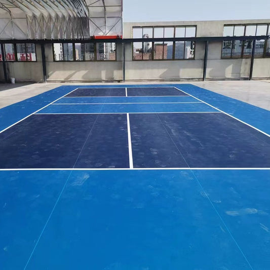 Suelo de PVC duradero para pickleball de Beable para exteriores: líneas y logotipos personalizados para clubes y escuelas
