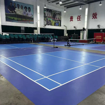 Revêtement de sol Beable en PVC de 3,0 mm pour terrain de pickleball – antidérapant, durable, personnalisable avec logo et options de couleur