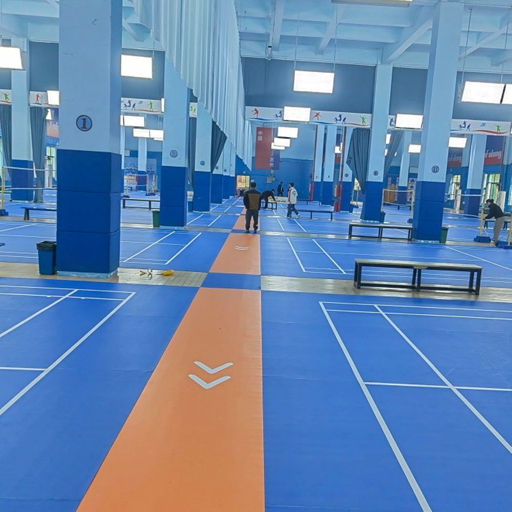 Beable EN Standard PVC Badminton Court Flooring – Indoor Sports Surface with Anti-Slip and Eco-Friendly Material