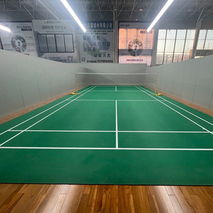 Beable Indoor Badminton Court Roll Flooring – Eco PVC, Customizable for Schools, Gyms & Tournaments