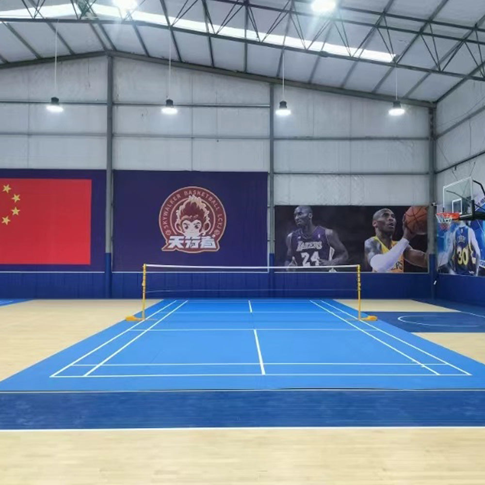 Beable Professional Indoor Badminton Court Flooring – Anti-Slip PVC Roll, Customization & Free Sample Offered