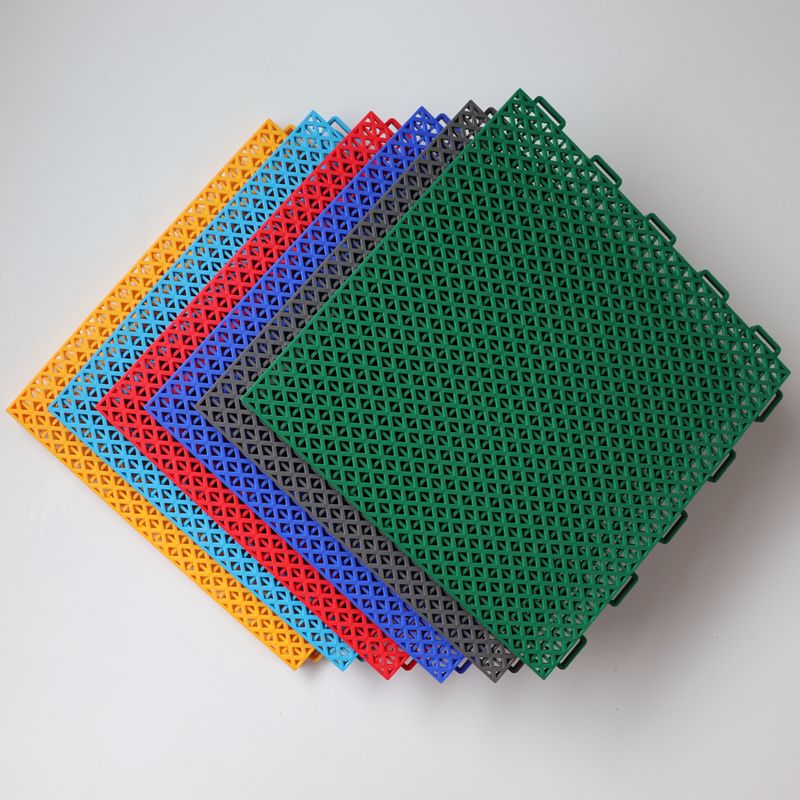 Beable Custom PVC Interlocking Flooring for School & Club Basketball Courts – With Game Lines