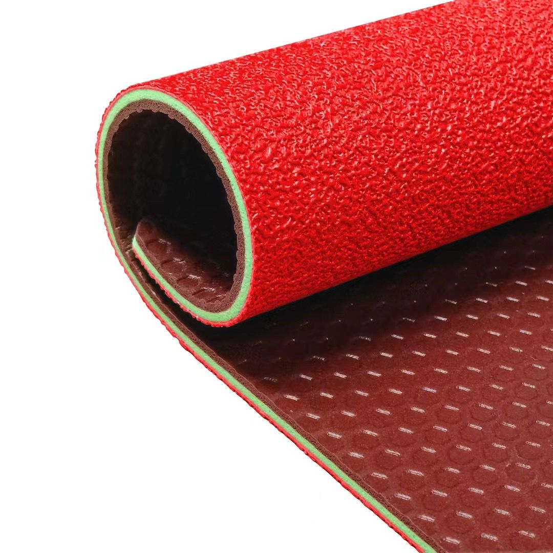 Beable Indoor Badminton Court Roll Flooring – Eco PVC, Customizable for Schools, Gyms & Tournaments